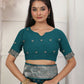 Shree Shyam Fashion Lichi Silk Rama Saree