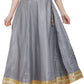 Asmaani Grey Color Maxi Skirt