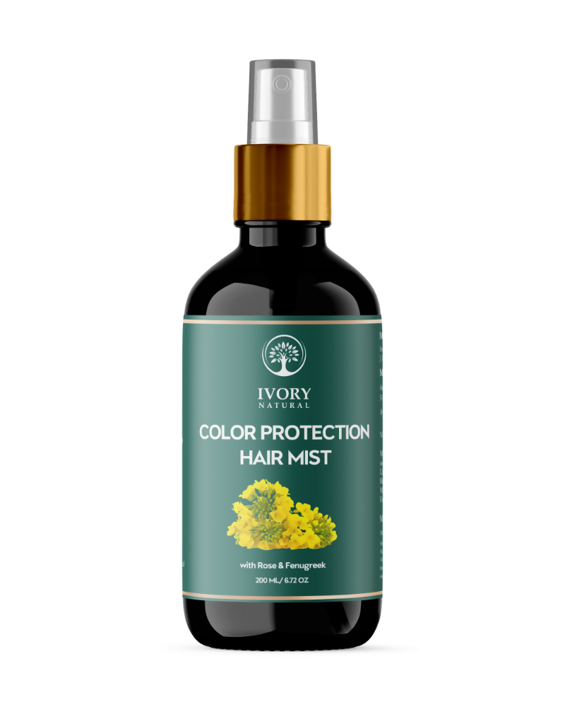 Ivory Natural Color Protection Hair Mist - Locks In Vibrant Hues, Adds Luminous Shine | Swadesiicart