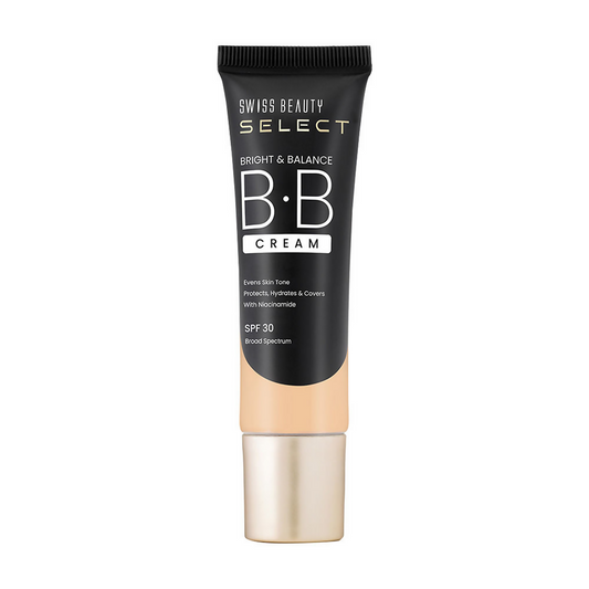 Swiss Beauty Select Bright & Balance BB Cream With Niacinamide - 5 Radiant Honey | Swadesiicart