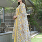 BulBul Fashionista Mustard Cotton Kurta Set with Dupatta - Swadesiicart