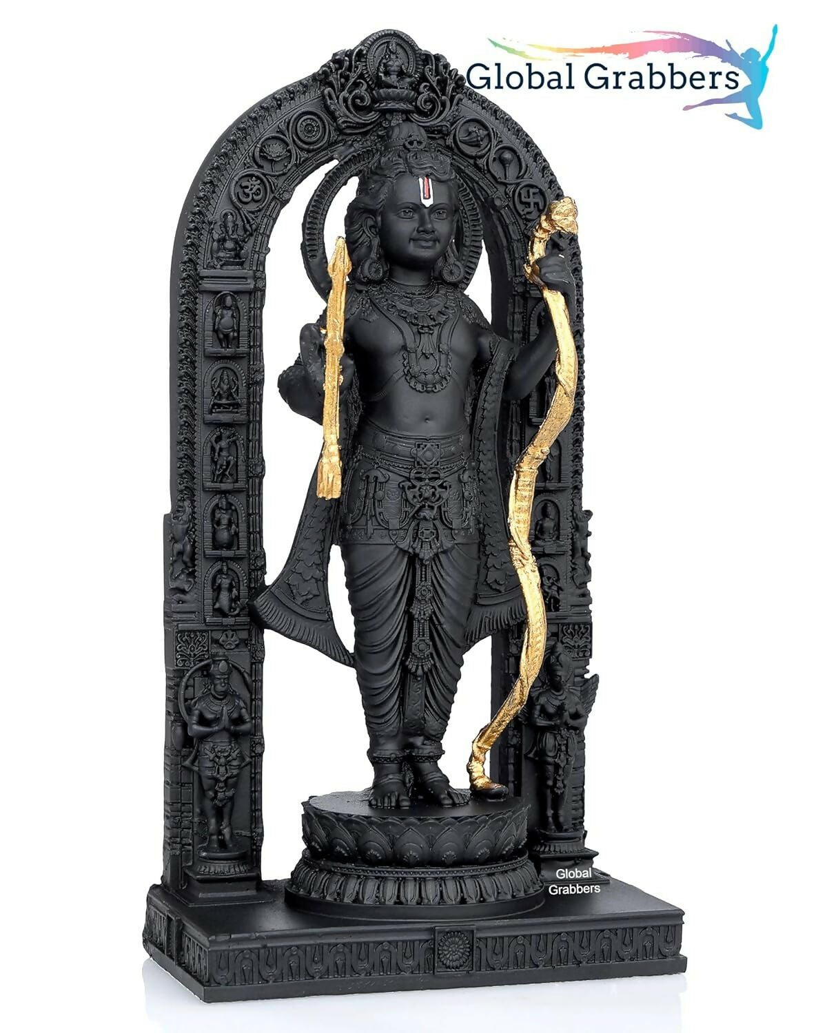 Global Grabbers Polyresin 3D Ram Lalla Ayodhya Idol - Swadesiicart