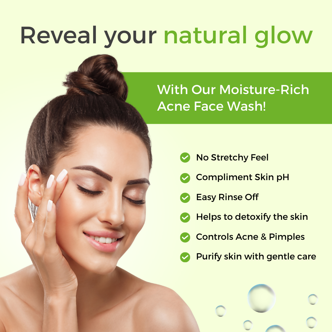 Prisa Organics Neem & Aloe Vera Purifying Face Wash - Swadesiicart