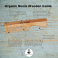 The Legend Organic Pure Neem Wood Comb With Handle - Swadesiicart