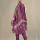 Jyoti Fashion Women's Onion Cotton Blend Embroidery & Sequence work Kurta with Trouser & Dupatta | Swadesiicart