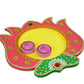 Kundan HandiKrafts Mdf Lotus Pooja Thalis - Pink | Swadesiicart