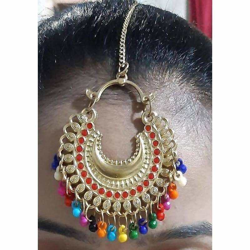 Multicolor Maang Tikka For Weddings | Swadesiicart