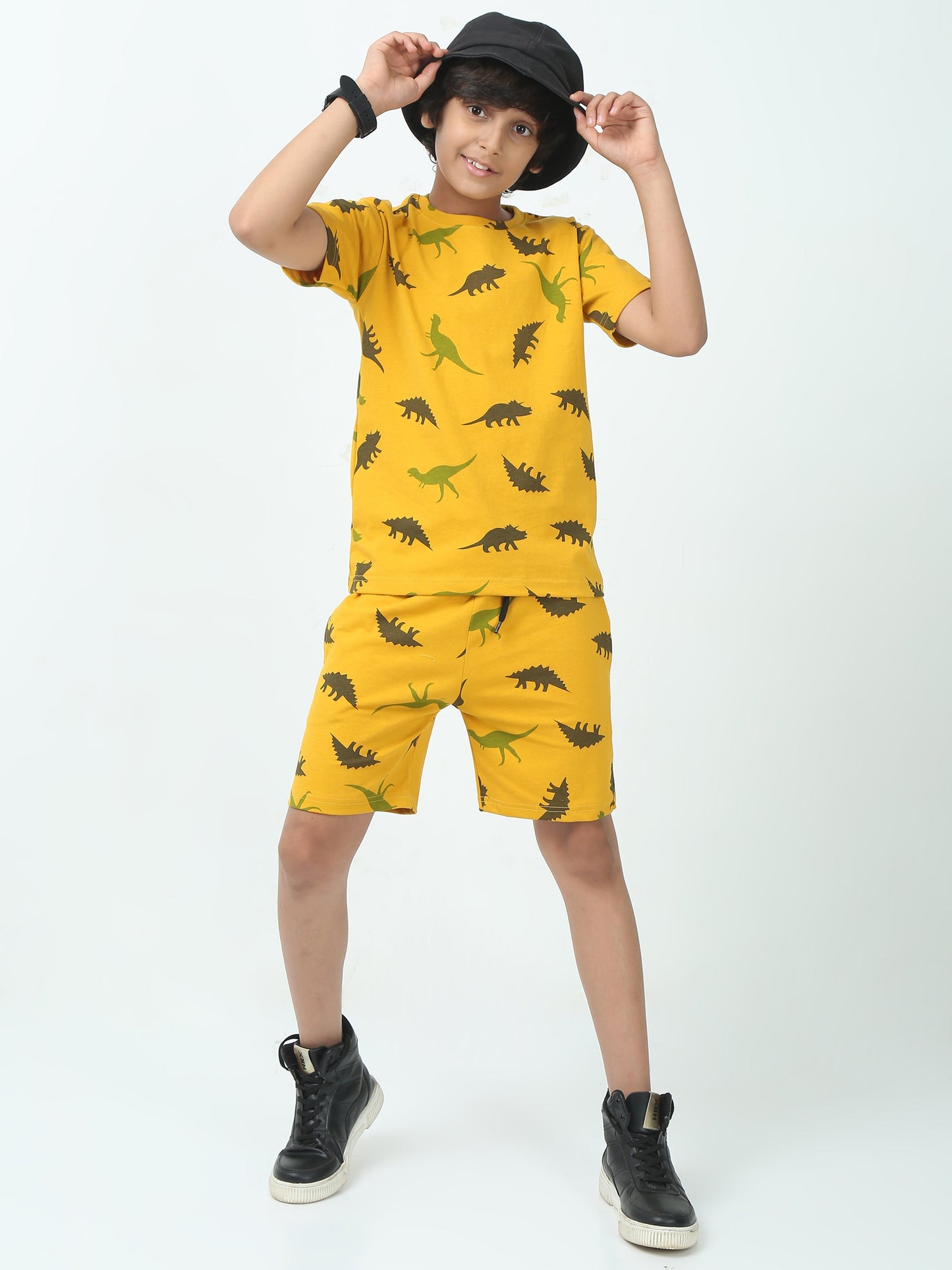 Chilins Kids Boys Girls Cotton Co-ord set Printed - Swadesiicart