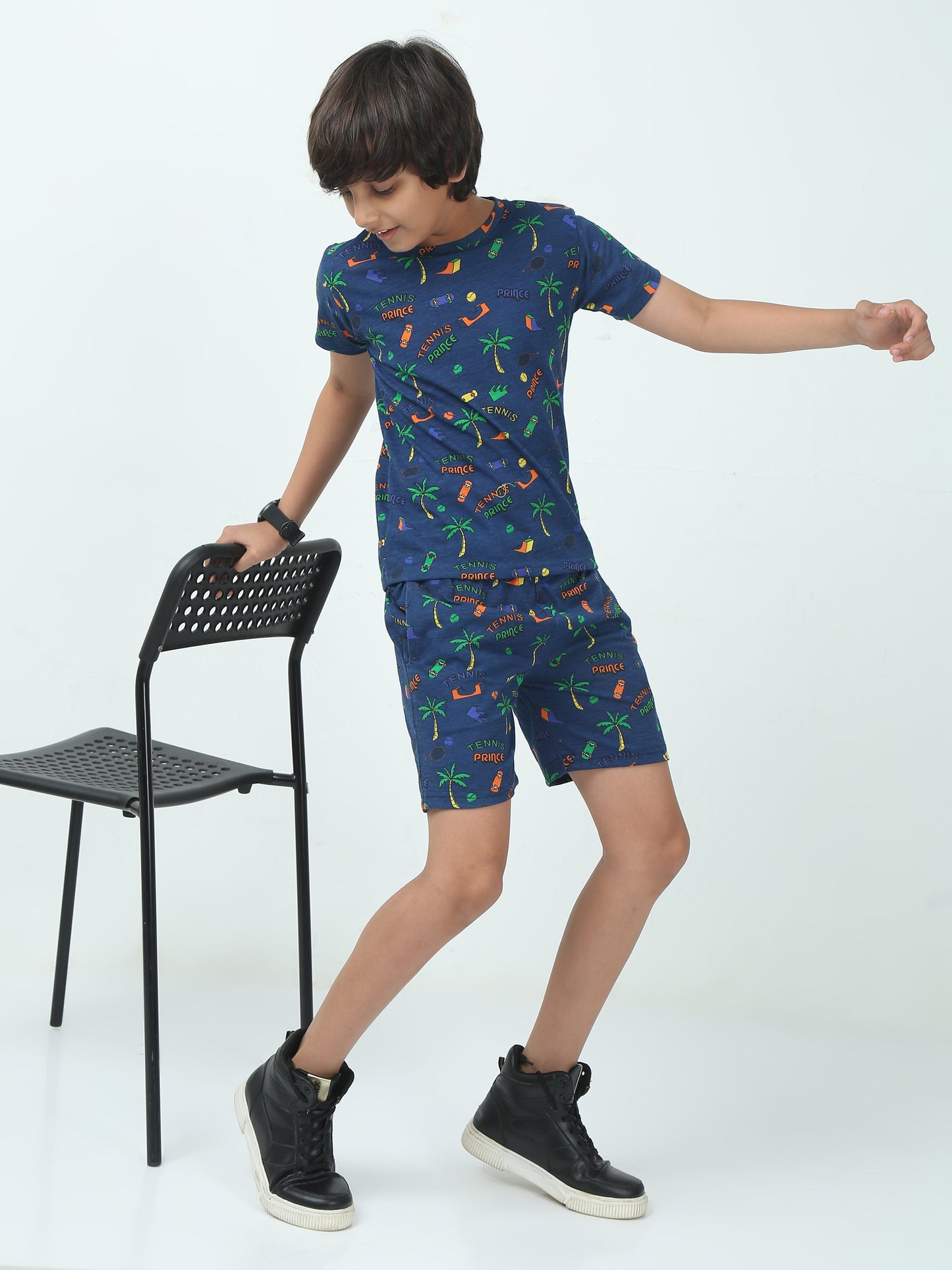 Chilins Kids Boys Girls Cotton Co-ord set Printed - Swadesiicart