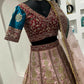 Jyoti Fashion Women's Cream Mulberry Silk Sequins with Dori & Thread Embroidered Designer Lehenga Choli Set | Swadesiicart