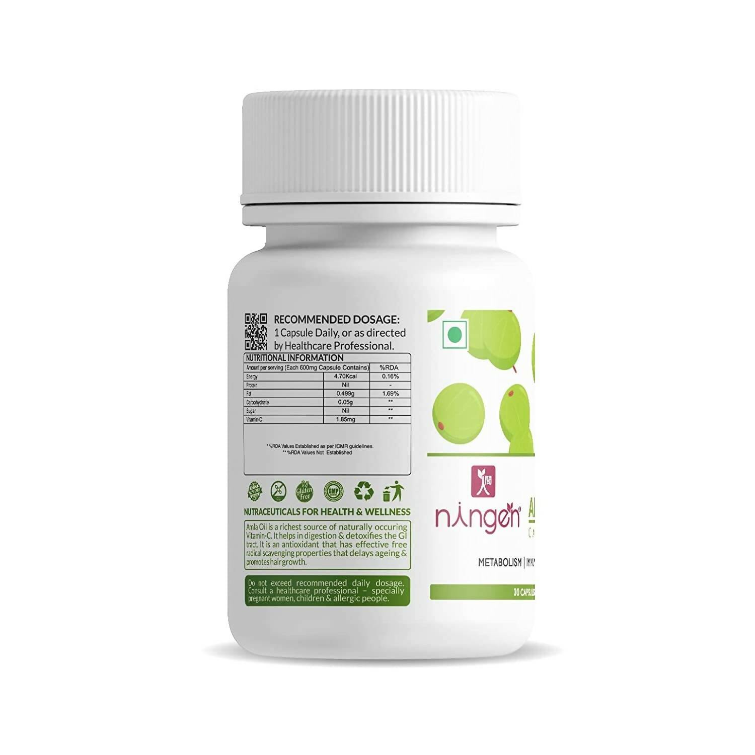 Ningen Amla Oil Capsules - Swadesiicart