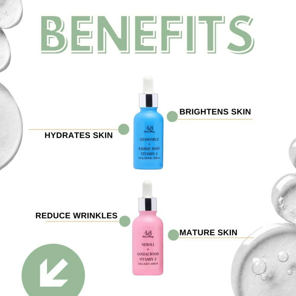 House of Beauty Am + Pm Pack - Collagen + Hyaluronic Serum - Swadesiicart