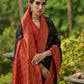 Vishnu Weaves Women's Black Banarasi Silk Zari Woven Saree with Blouse - Swadesiicart
