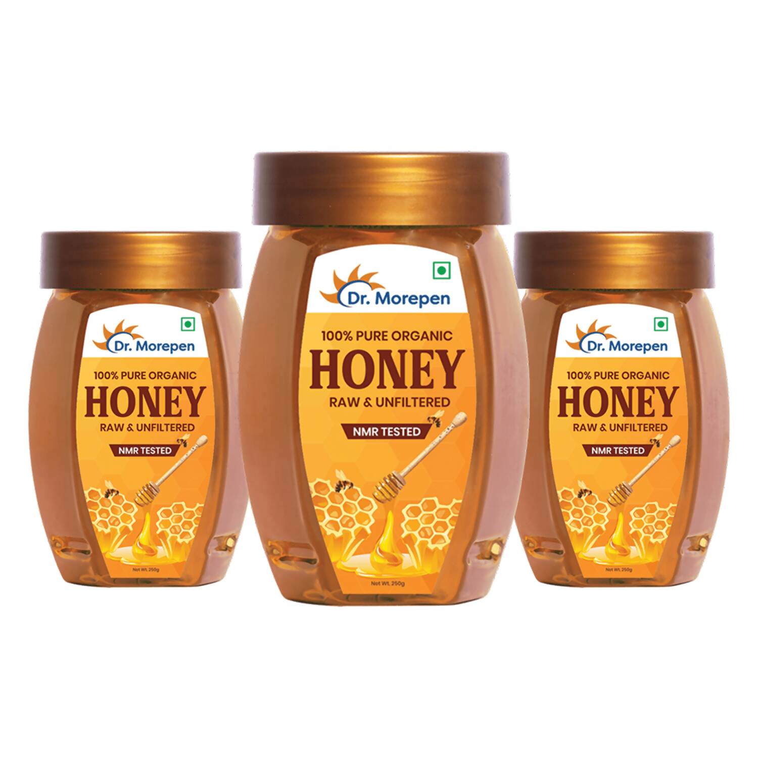 Dr. Morepen 100% Pure Organic Honey NMR Tested - Swadesiicart