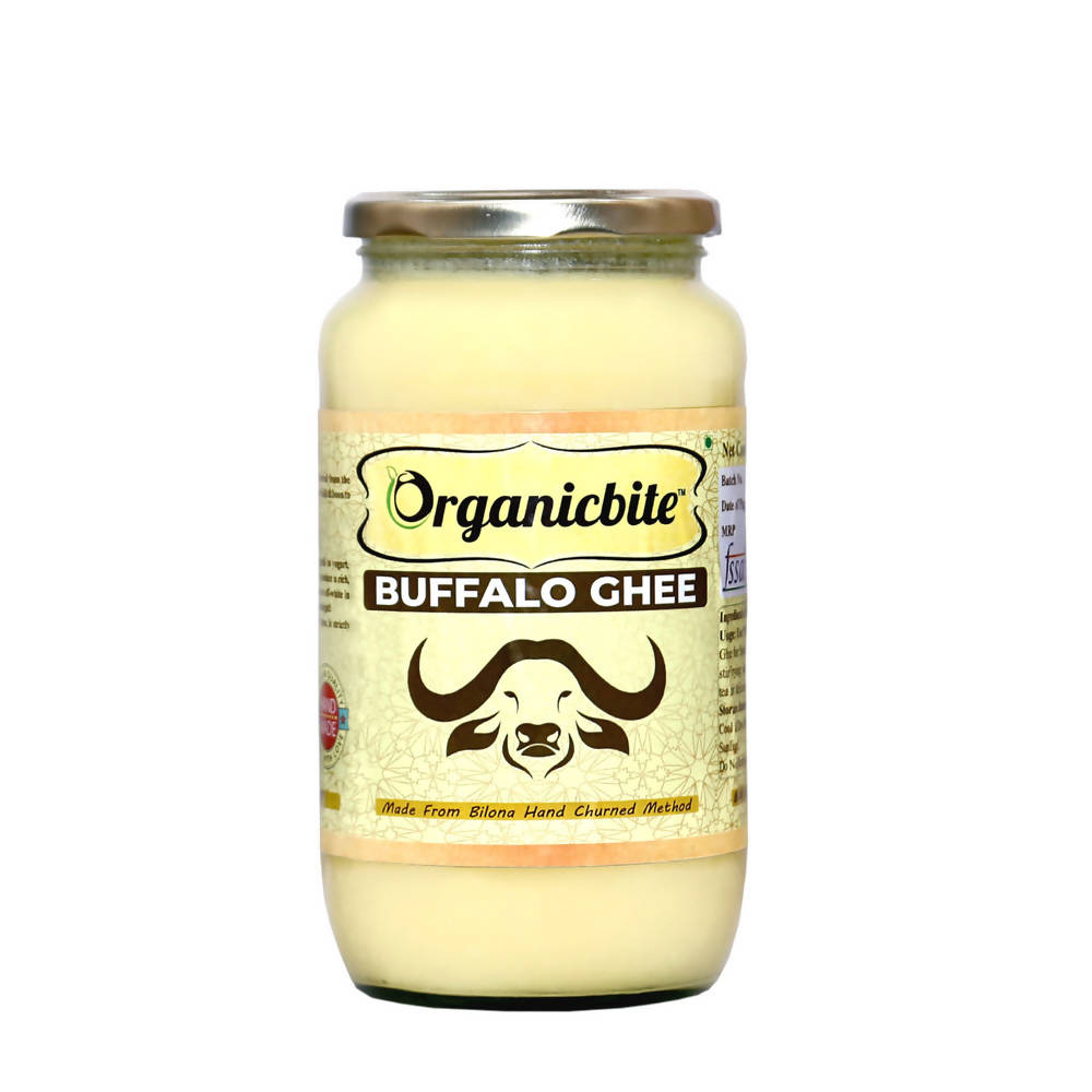 Organicbite Buffalo Ghee | Cultured Pure Desi Ghee | 100% Preservative Free | Swadesiicart