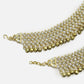Women's Gold White Ghungroo Anklets - Ruby Raang | Swadesiicart