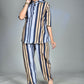 Morchari Digital Print Semi Muslin Co-Ord Set Top & Trouser-Multicolor - Swadesiicart