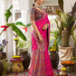 Shree Shyam Fashion Pink Soft Silk Saree