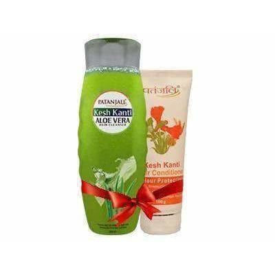 Patanjali Aloevera Shampoo & Colour Protection Conditioner Combo Pack - Swadesiicart