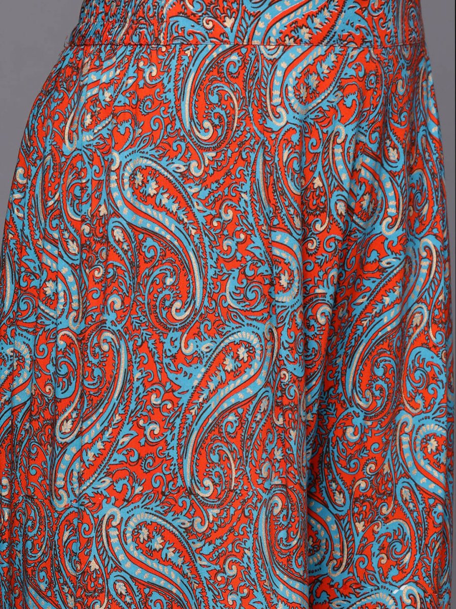 Ahalyaa Women's Traditional Wear Co-ods - Teal Blue