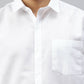 Ramraj Cotton Mens Full Sleeve Formal 100 % Cotton White Shirt | Swadesiicart