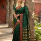 Shree Shyam Fashion Green Soft Silk Saree