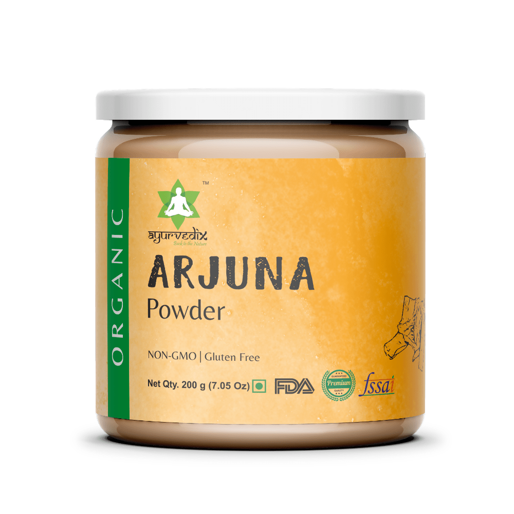 Ayurvedix Pure and Organic Arjuna Powder - Ayurvedix