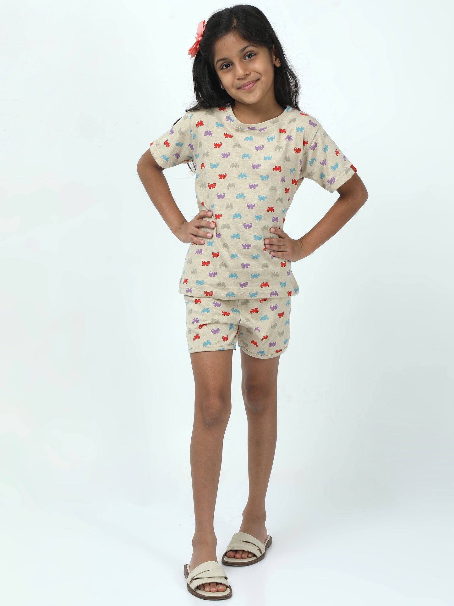 Chilins Kids Boys Girls Cotton Co-ord set Printed - Swadesiicart