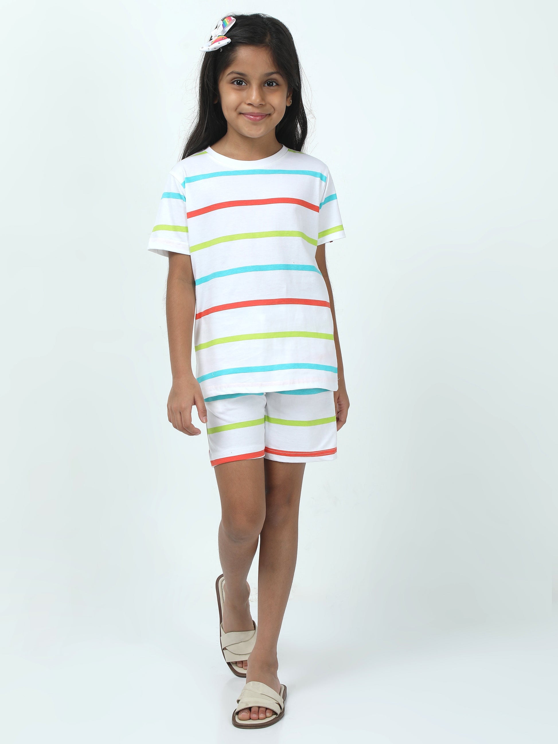 Chilins Kids Boys Girls Cotton Co-ord set Printed - Swadesiicart