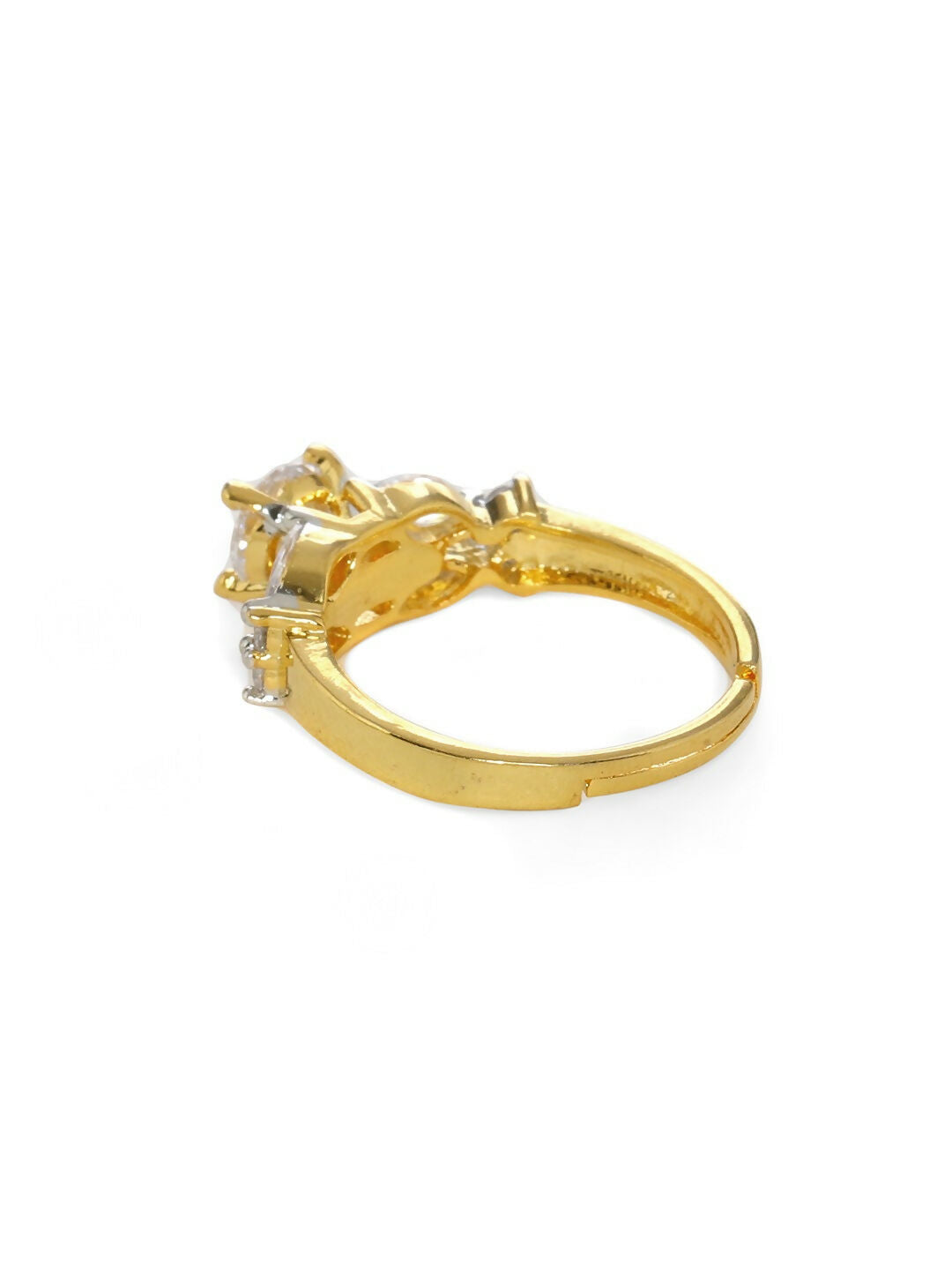 Diamond and Solitaire Ring- Ruby Raang | Swadesiicart
