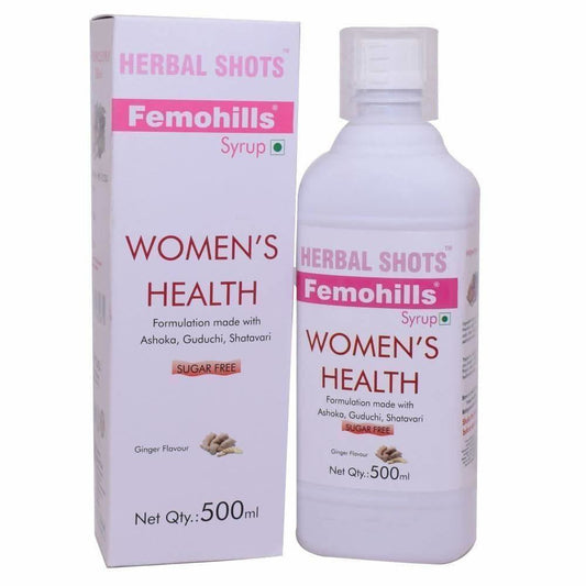 Herbal Shots Ayurveda Femohills Syrup | Swadesiicart