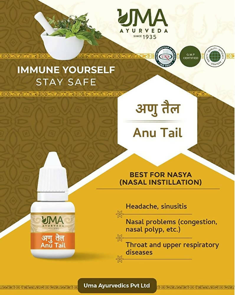 Uma Ayurveda Anu Tail - Swadesiicart