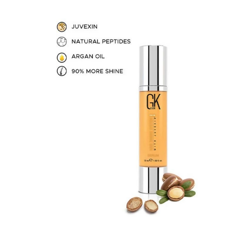GK Hair Taming Serum With Argan Oil & Juvexin Keratin | Swadesiicart