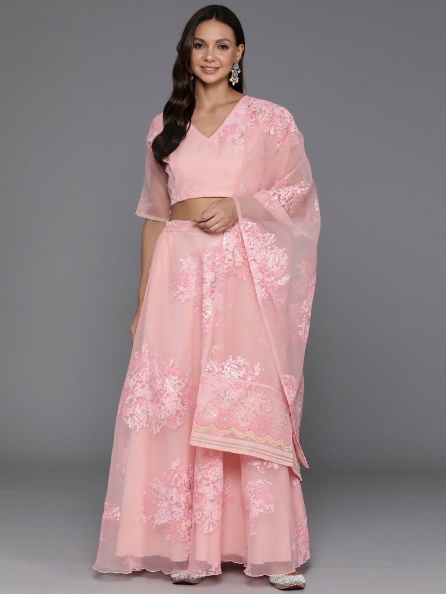 Ahalyaa women's wear Traditional wear lehenga choli - Pink | Swadesiicart