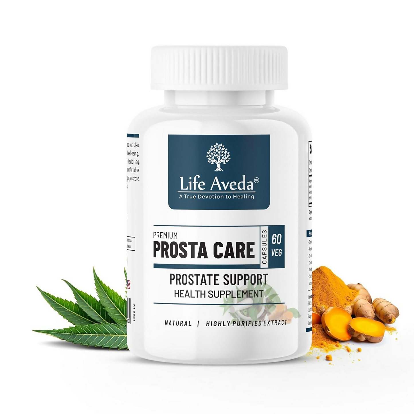 Life Aveda 100% Natural Ayurvedic Premium Prosta Care Capsule For Men's | Swadesiicart