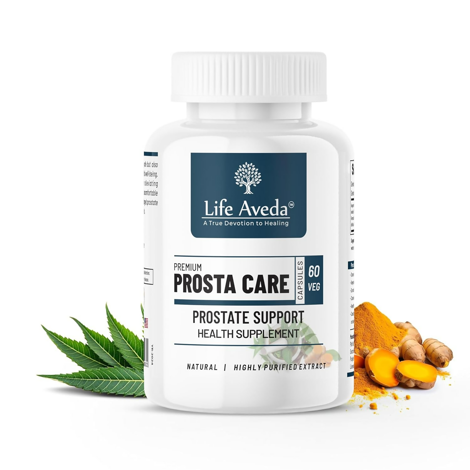 Life Aveda 100% Natural Ayurvedic Premium Prosta Care Capsule For Men's | Swadesiicart
