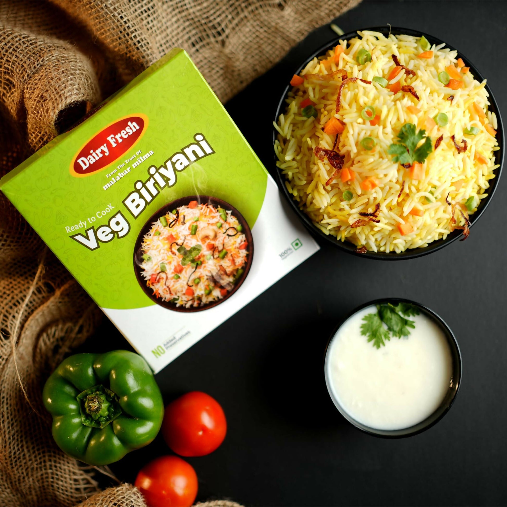 Milma Instant Vegetable Biryani Rice Dish | Swadesiicart
