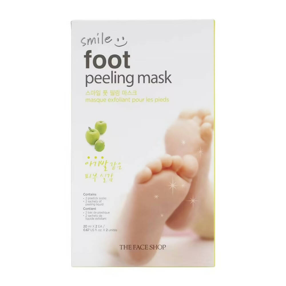 The Face Shop Smile Foot Peeling Mask - Korean Skincare | Swadesiicart