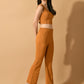 Myshka Women's Mustard Solid Top With Trousers - Swadesiicart