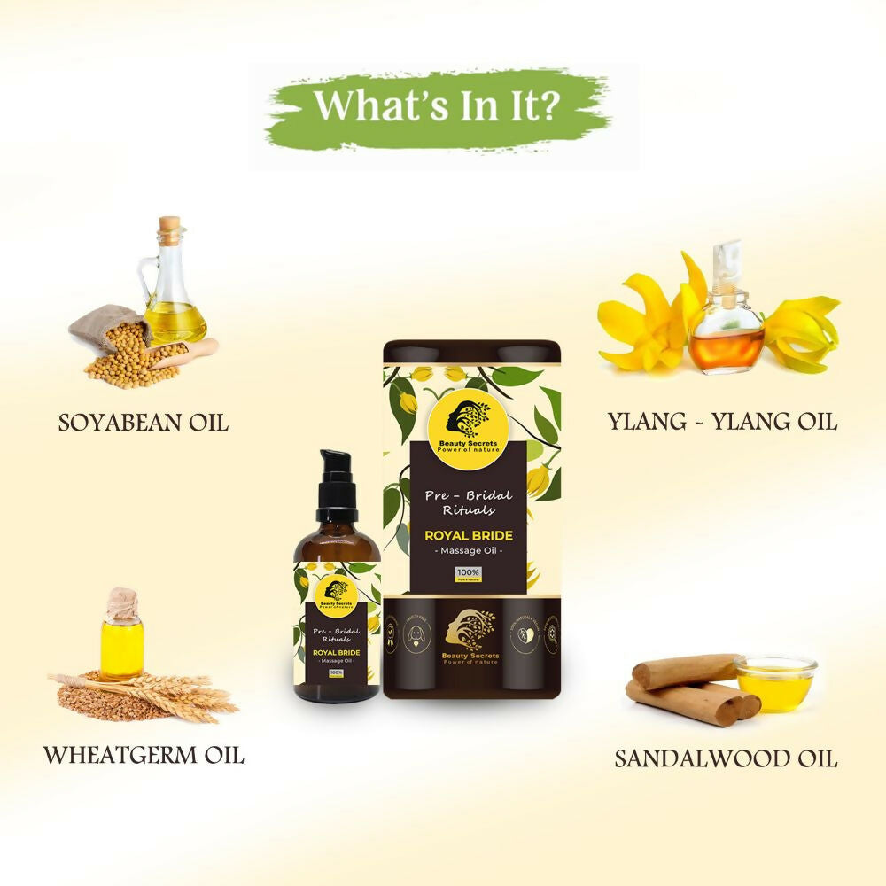 Beauty Secrets Royal Bride Body Massage Oil - Swadesiicart