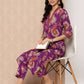Ahalyaa Women's Traditional wear Kurta Set - Purple | Swadesiicart