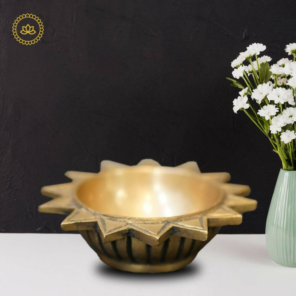 Brass Surya Diya - Swadesiicart