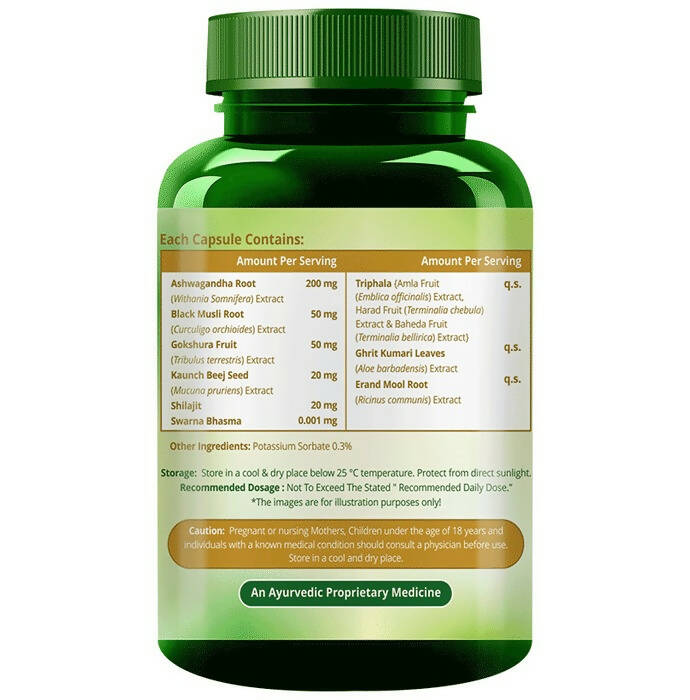Himalayan Organics Ashwagandha Gold+ Capsules - Swadesiicart