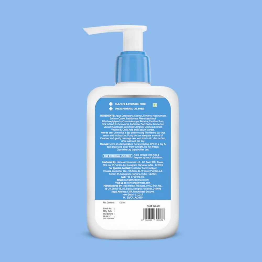 The Derma Co 2% Niacinamide Gentle Skin Cleanser for Sensitive, Dry & Normal Skin - Swadesiicart