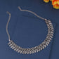 NVR Women Silver-Plated Oxidised Necklace | Swadesiicart