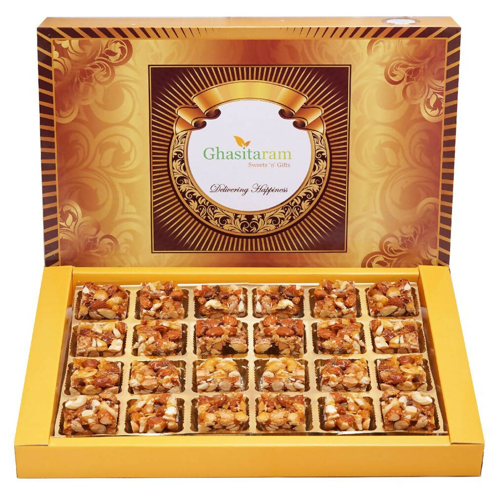 Ghasitaram Gud (Jaggery) Dry Fruit Bites With No Added Sugar | Swadesiicart