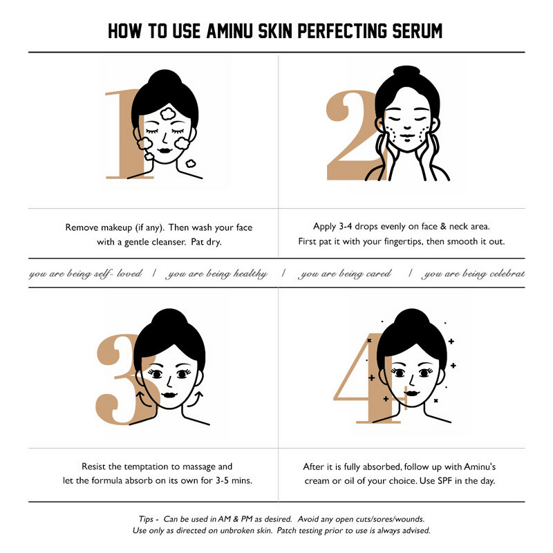 Aminu Skin Perfecting Serum for Acne Scars & Pores Minimizing | Swadesiicart