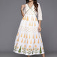 Ahalyaa Women's Traditional wear Dress - White | Swadesiicart
