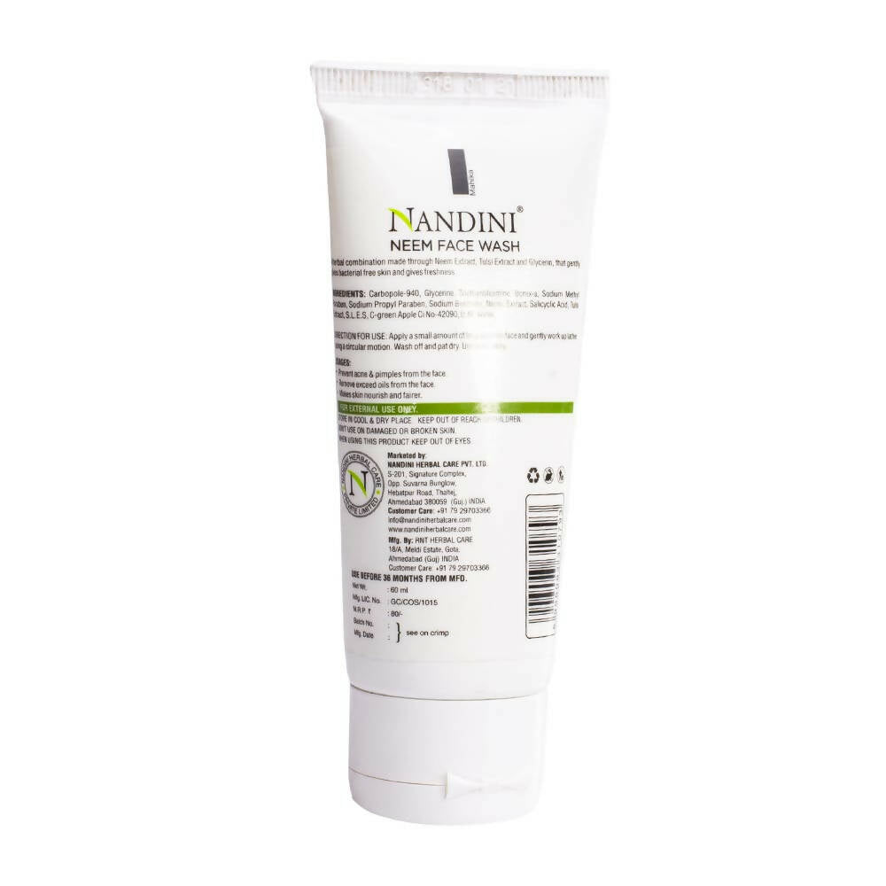 Nandini Herbal Neem Tulsi Face Wash - Swadesiicart