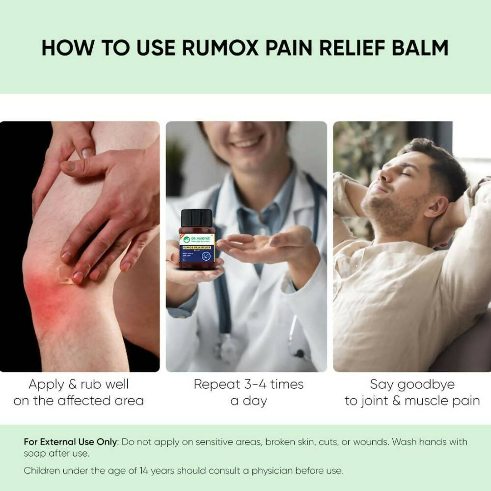 Dr. Vaidya's Rumox Pain Relief Balm | Swadesiicart